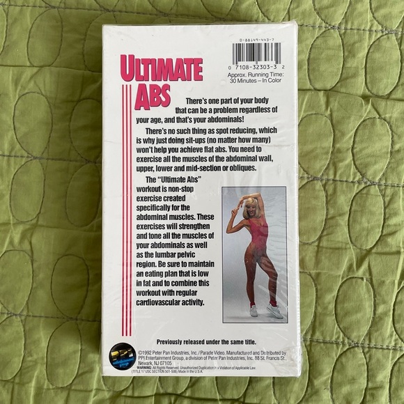 Joanie Greggain Ultimate Abs VHS Tape - Picture 2 of 5